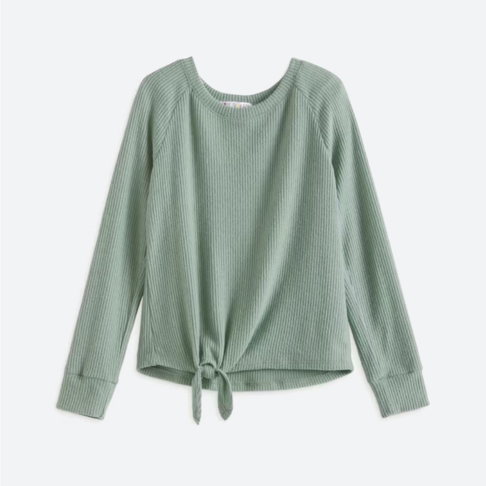 ☀️ Love Glam Girl Jayme Brushed Tie Front Top